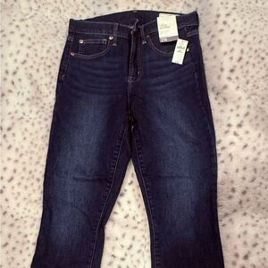 GAP Women's True Skinny High Rise Jeans in Dark Blue Wash